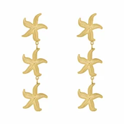 Finaste Oorhangers zeesterren goudkleurig Clearance