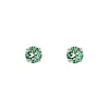 Finaste Oorknopjes emerald stone Hot