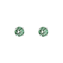 Finaste Oorknopjes emerald stone Hot