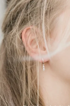 Finaste Oorringen twee pareltjes sterling zilver Discount