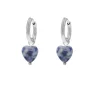 Finaste Oorringetjes blue spot jasper hearts Fashion