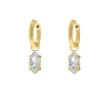 Finaste Oorringetjes sparkle marquise goldplated Hot