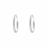 Finaste Oorringetjes Sterling Zilver 16 mm Fashion