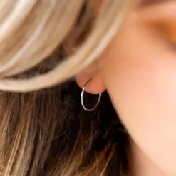 Finaste Oorringetjes Sterling Zilver 18 mm Clearance