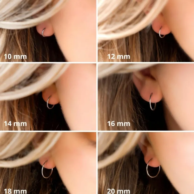 Finaste Oorringetjes Sterling Zilver 20 mm Clearance