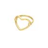 Finaste Open heart ring goud kleurig Discount