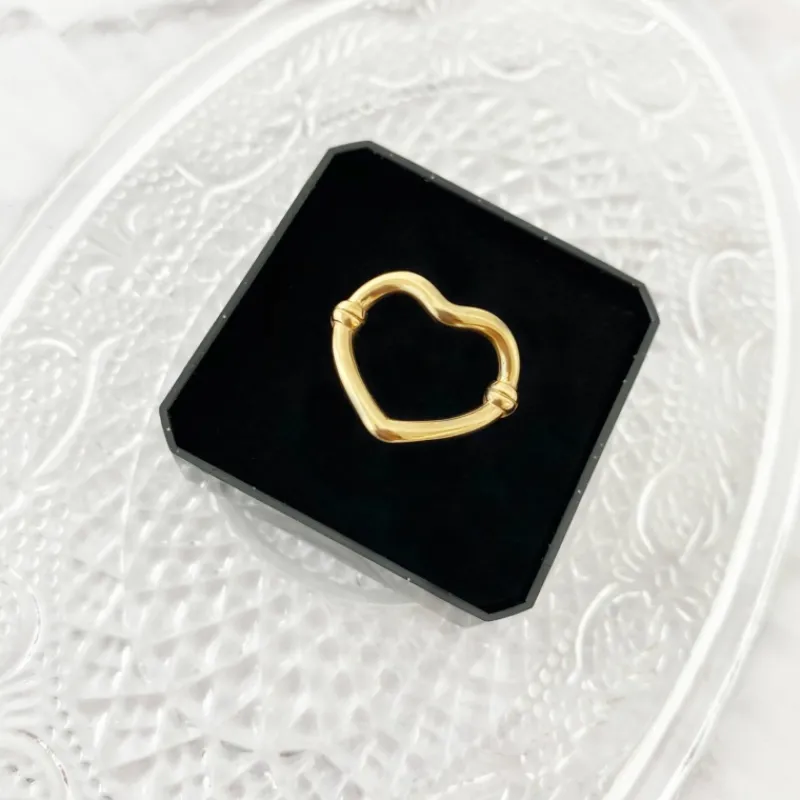 Finaste Open heart ring goud kleurig Discount