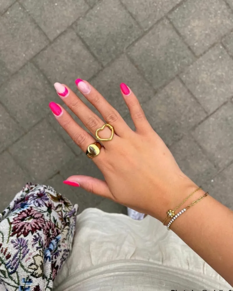 Finaste Open heart ring goud kleurig Discount