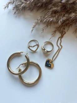 Finaste Open heart ring goud kleurig Discount