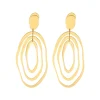 Finaste Organic statement oorbellen goudkleurig New