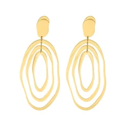 Finaste Organic statement oorbellen goudkleurig New