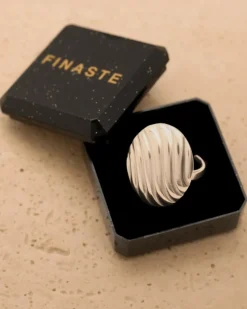 Finaste Ovale ring chunky striped Best