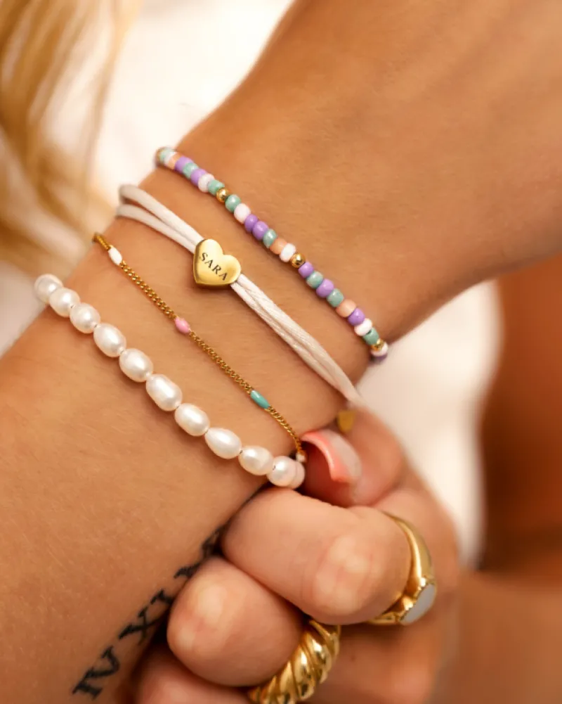 Finaste Parel Armband Musthave goud kleurig Online