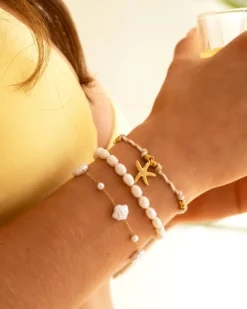 Finaste Parel Armband Musthave goud kleurig Online