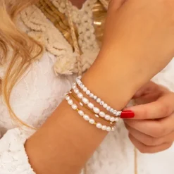 Finaste Parel Armband Musthave goud kleurig Online