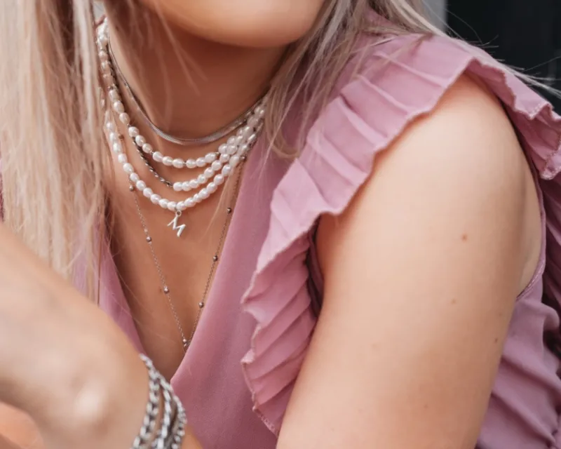 Finaste Parel ketting bolletjes Hot