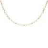 Finaste Parel ketting bolletjes goudkleurig Sale