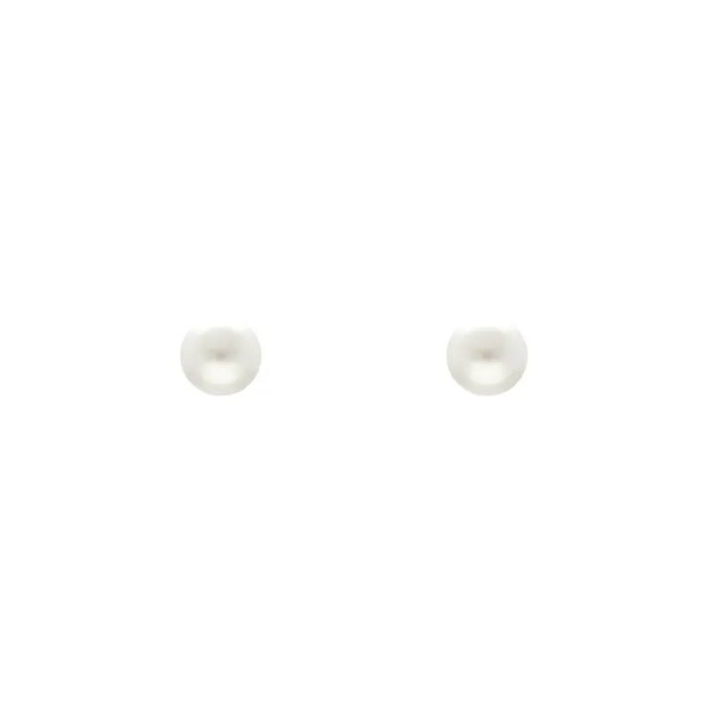 Finaste Parel oorknopjes mini goudkleurig Clearance