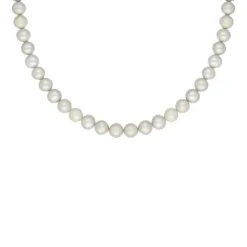 Finaste Parelketting lichtgrijs kleur goud Online