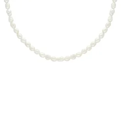Finaste Pearl necklace goldplated Sale