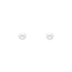 Finaste Pearl oorknopjes goudkleurig Sale