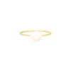 Finaste Pearl ring goldplated Fashion