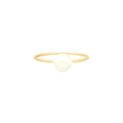 Finaste Pearl ring goldplated Fashion