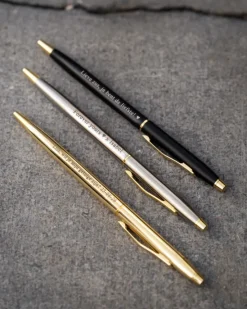 Finaste Pen met Gravering Zwart Online