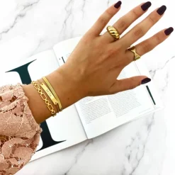 Finaste Personal armparty goud kleurig Best