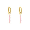 Finaste Pink lemonade oorbellen goudkleurig Outlet