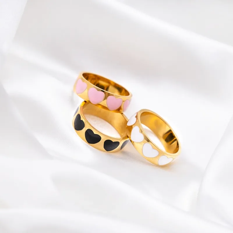 Finaste Pink Love Ring Fashionista Goudkleurig Outlet