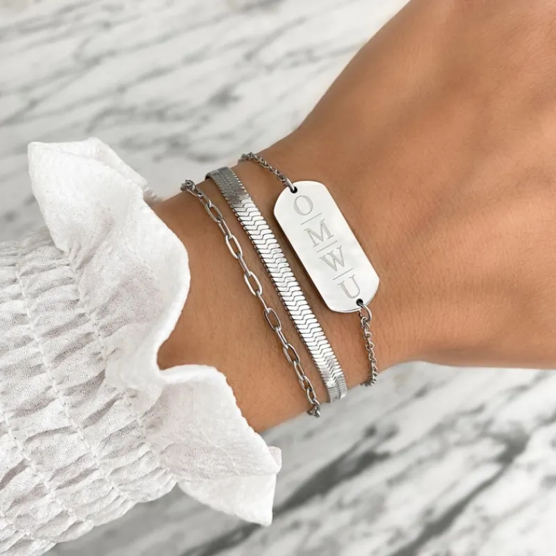Finaste Plat armbandje Fashion