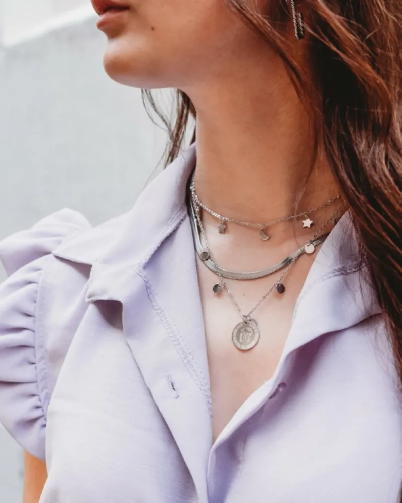 Finaste Plat kettinkje Sale