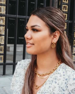 Finaste Plat kettinkje goud kleurig Fashion