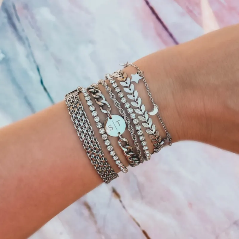 Finaste Platte armband mesh New