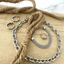Finaste Platte armband mesh New