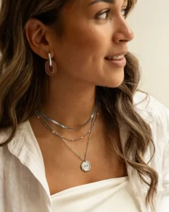 Finaste Platte Choker ketting Outlet