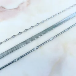 Finaste Platte Choker ketting Outlet