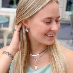 Finaste Platte Choker ketting Outlet