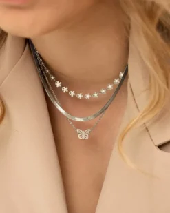 Finaste Platte Choker ketting Outlet