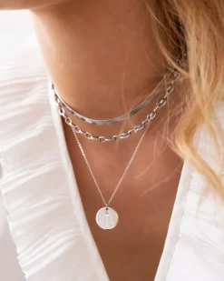 Finaste Platte Choker ketting Outlet