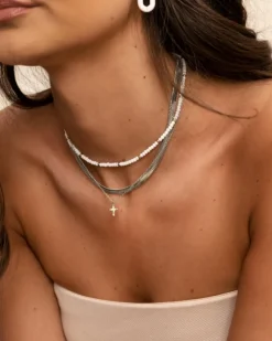Finaste Platte Choker ketting Outlet