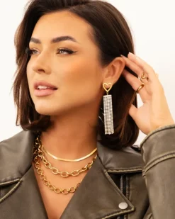 Finaste Platte Choker ketting gold plated Clearance