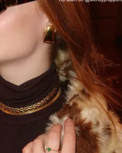 Finaste Platte Choker ketting gold plated Clearance