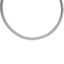 Finaste Platte snake ketting Online