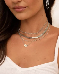 Finaste Platte snake ketting Online