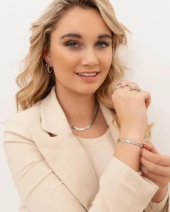 Finaste Platte snake ketting Online