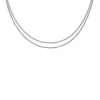 Finaste Platte snake ketting dubbel Discount