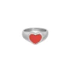 Finaste Red Influencer Heart Ring Online