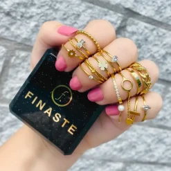 Finaste Ring bar gold plated Sale